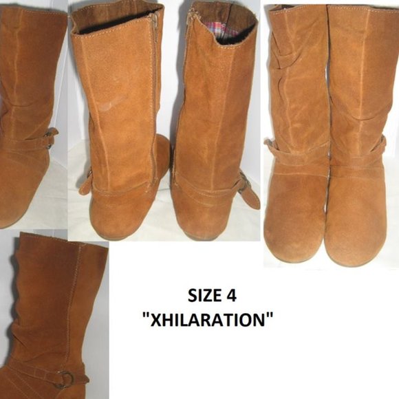 Xhilaration Suede boots flat - Picture 1 of 8